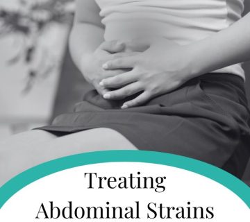Treating Abdominal Strains 360x320